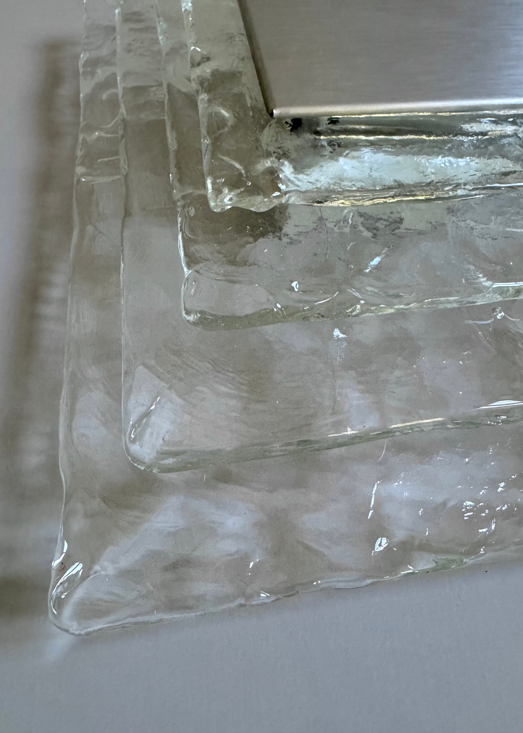 Carlo Nason Murano Glass Sconce for Mazzega, Italy, c.1970s