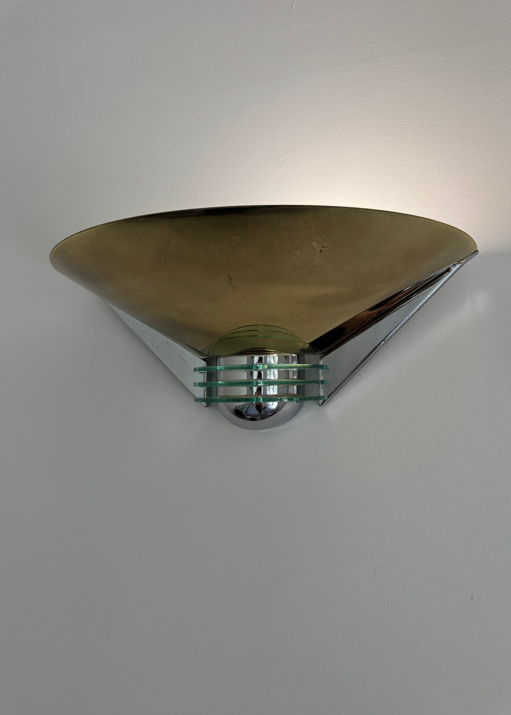 Pair of German Wall Lights by Simon & Schelle for Hustadt Leuchten, c.1980s