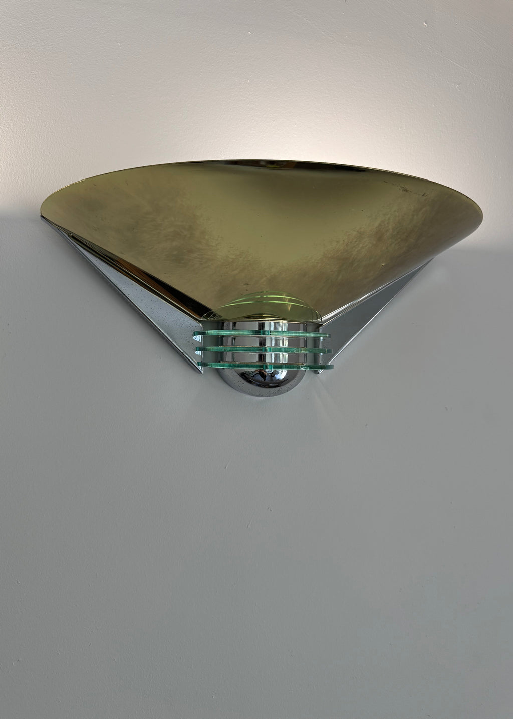 Pair of German Wall Lights by Simon & Schelle for Hustadt Leuchten, c.1980s