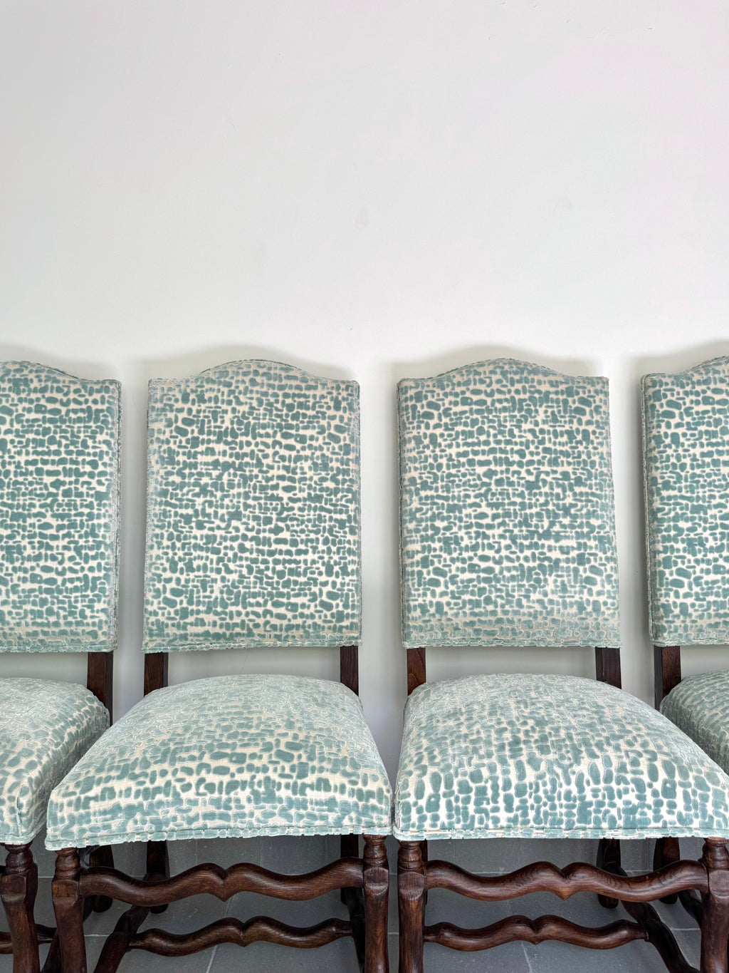 Set of four Os de Mouton Style Dining Chairs