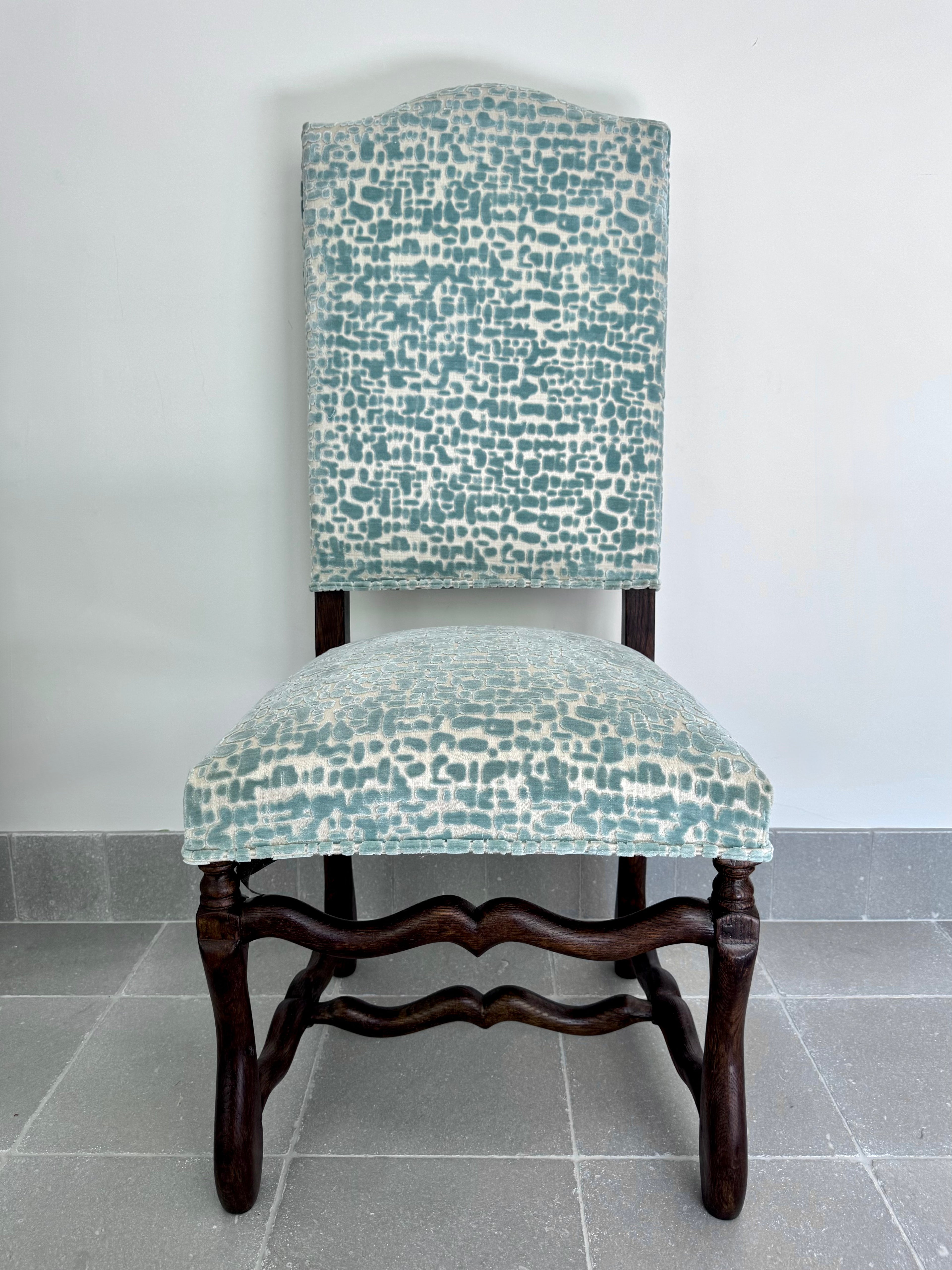 Set of four Os de Mouton Style Dining Chairs