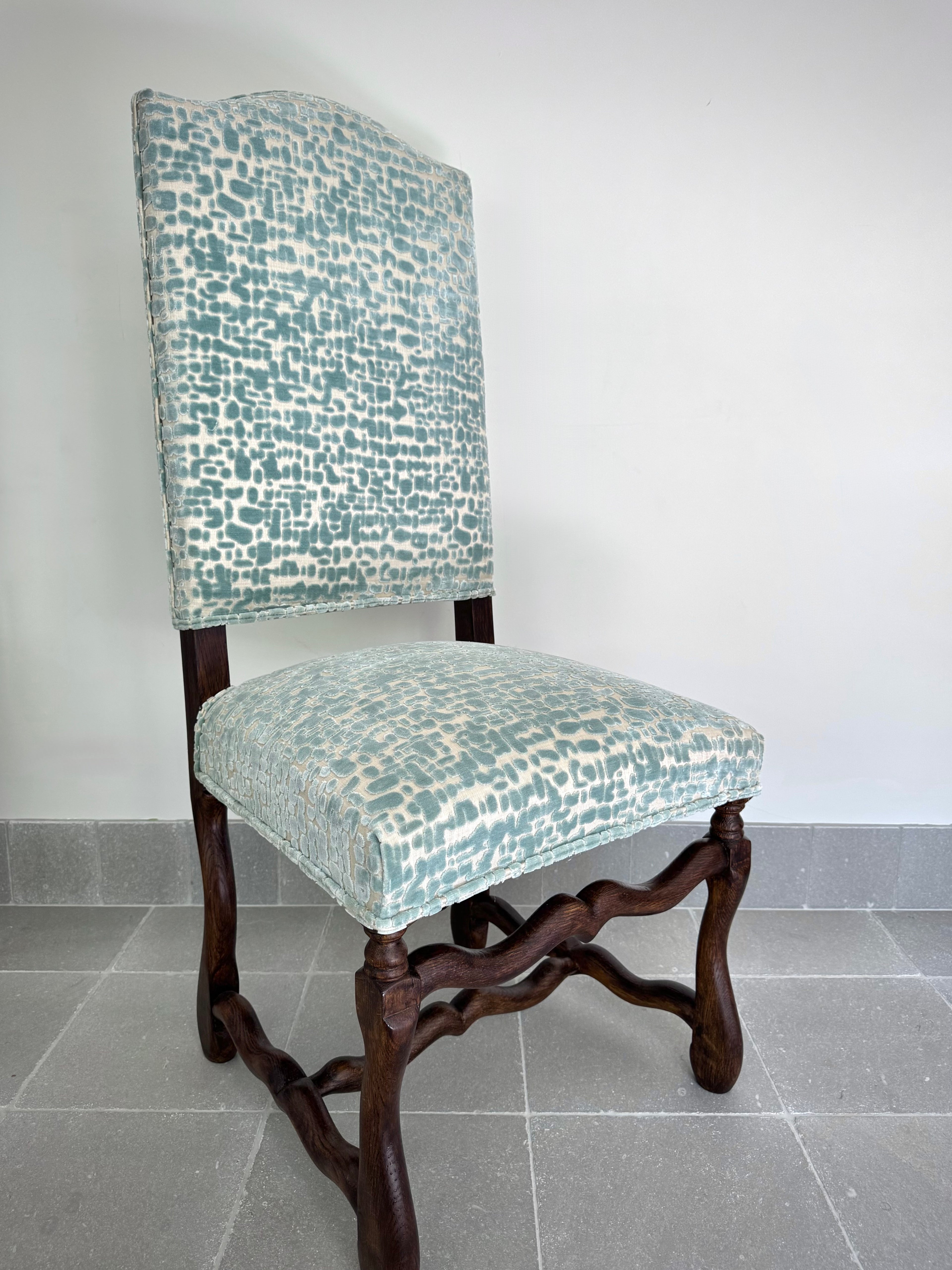 Set of four Os de Mouton Style Dining Chairs