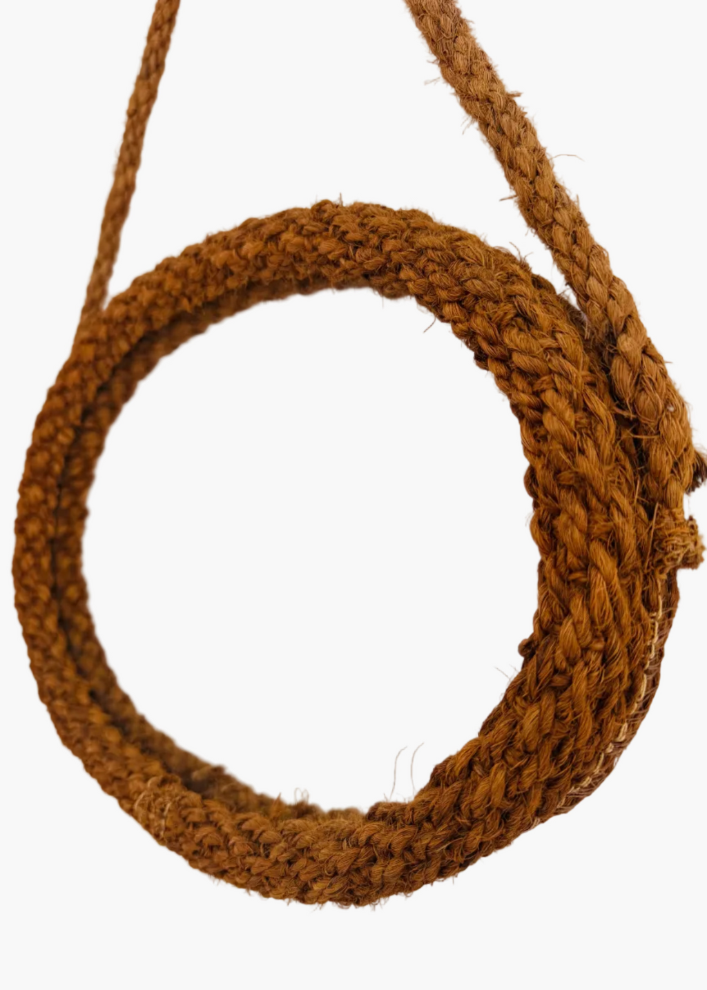 Braided Rope Mirror in the Style of Audoux Minet, France, c.1950s