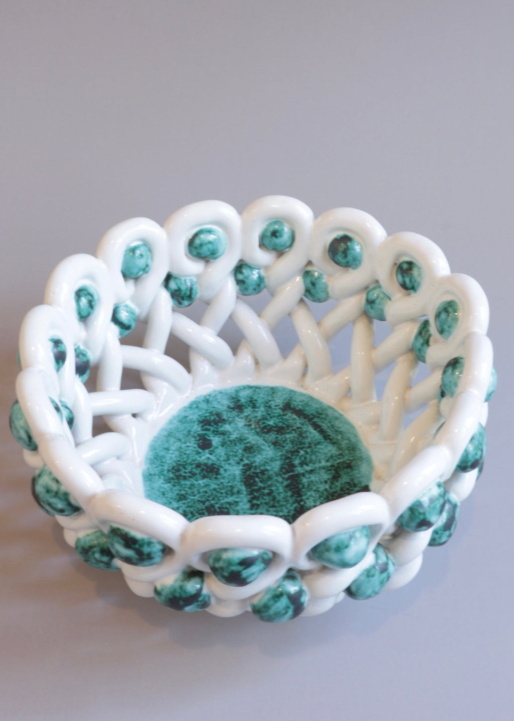 Sainte Radegonde Ceramic Fruit Bowl, France, c.1930s - 1940s