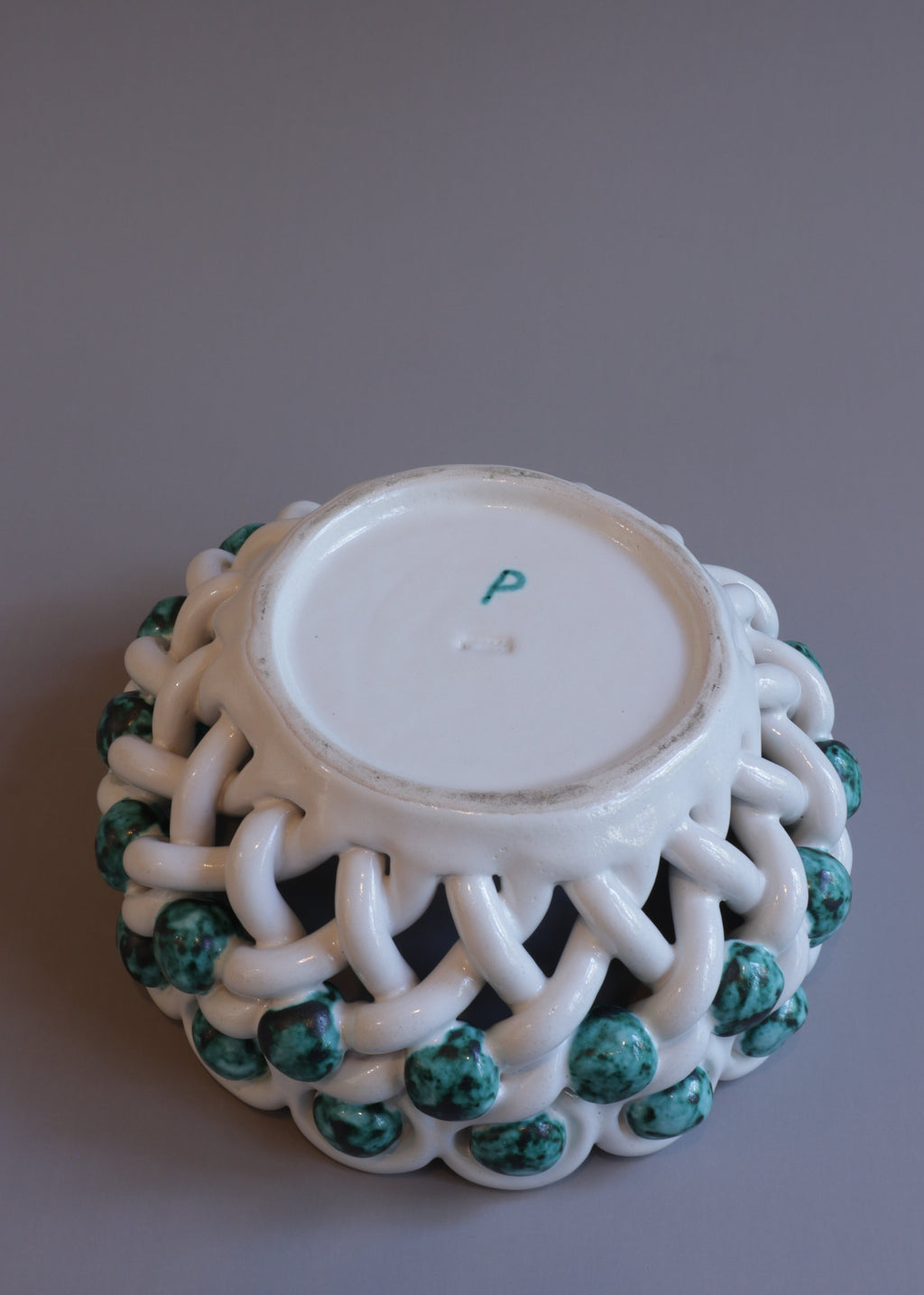 Sainte Radegonde Ceramic Fruit Bowl, France, c.1930s - 1940s