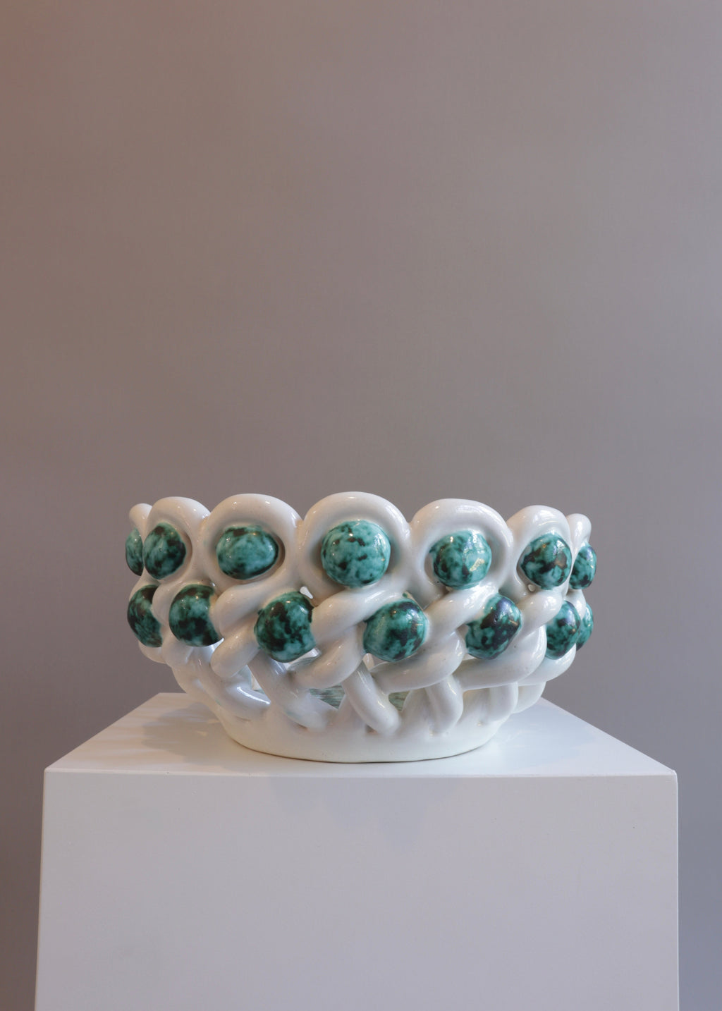 Sainte Radegonde Ceramic Fruit Bowl, France, c.1930s - 1940s