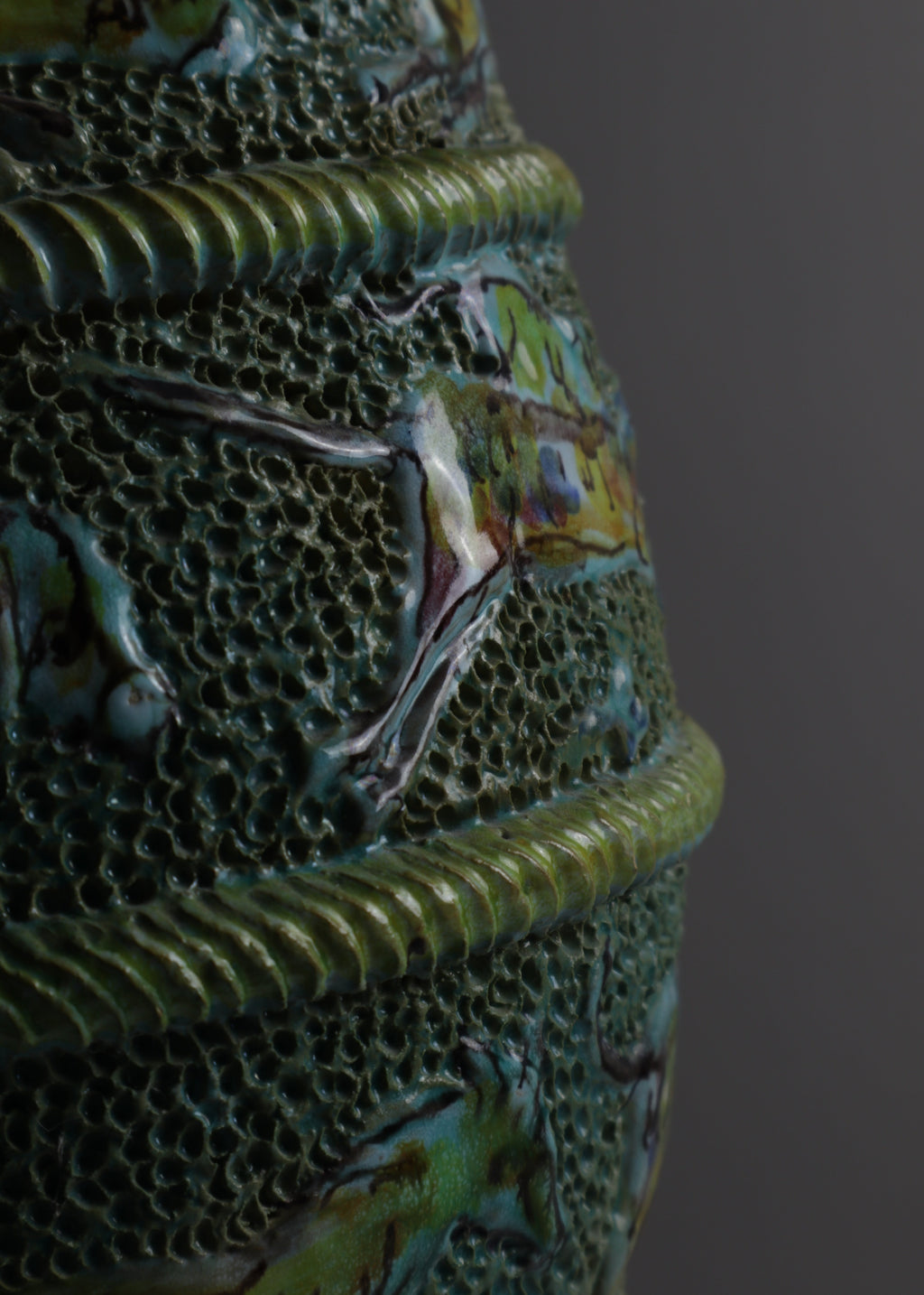 SAIC Caltagirone Neo-Primitive Ceramic Animal Vase, Sicily, c.1960s