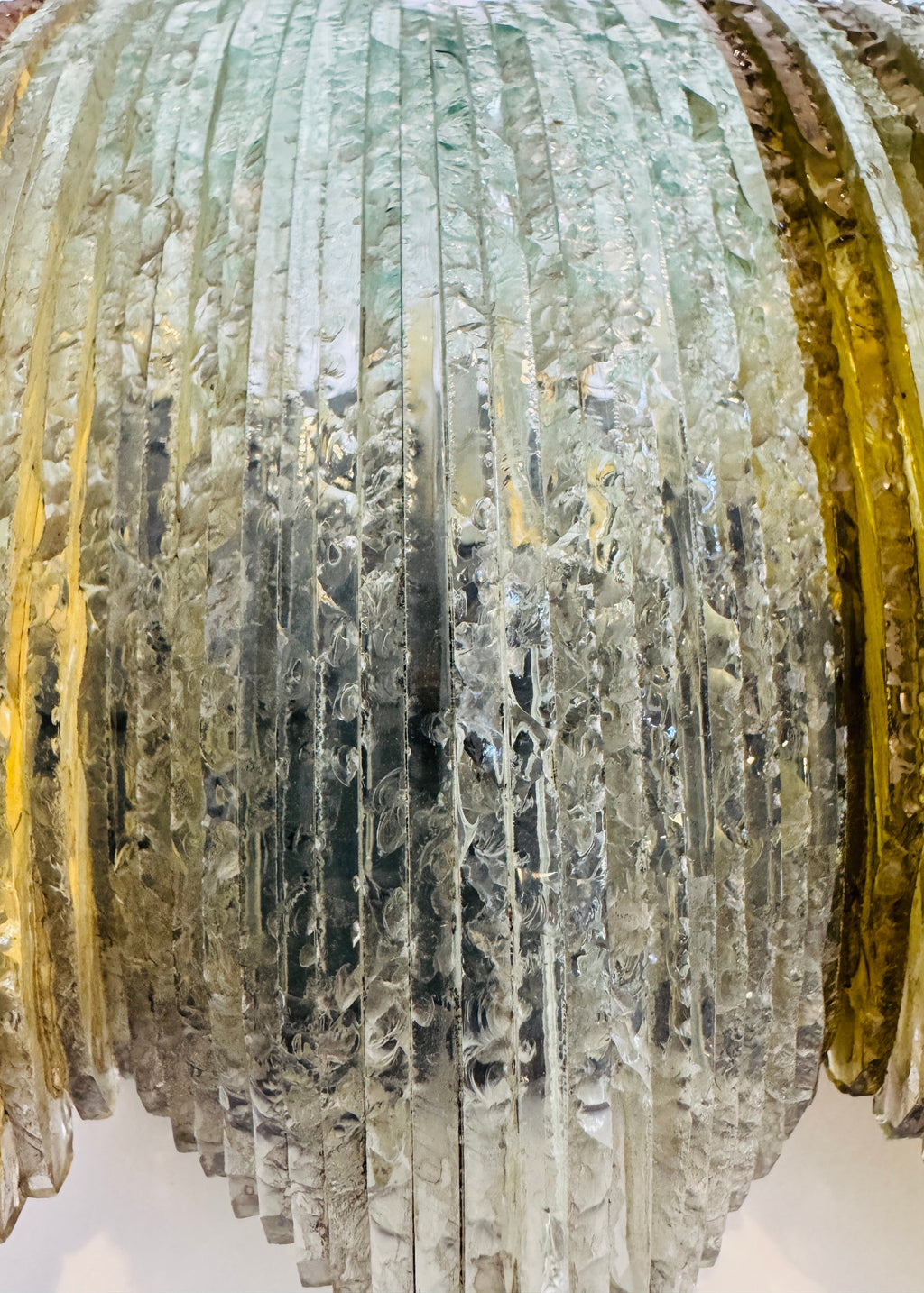 Layered Poliarte Murano Glass Wall Light, Italy, c.1960s