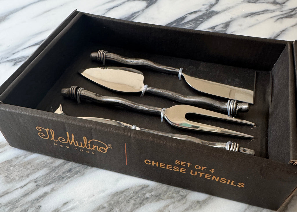 IL Mulino Sculptural Cheese Utensil Set, New York, c.1990s