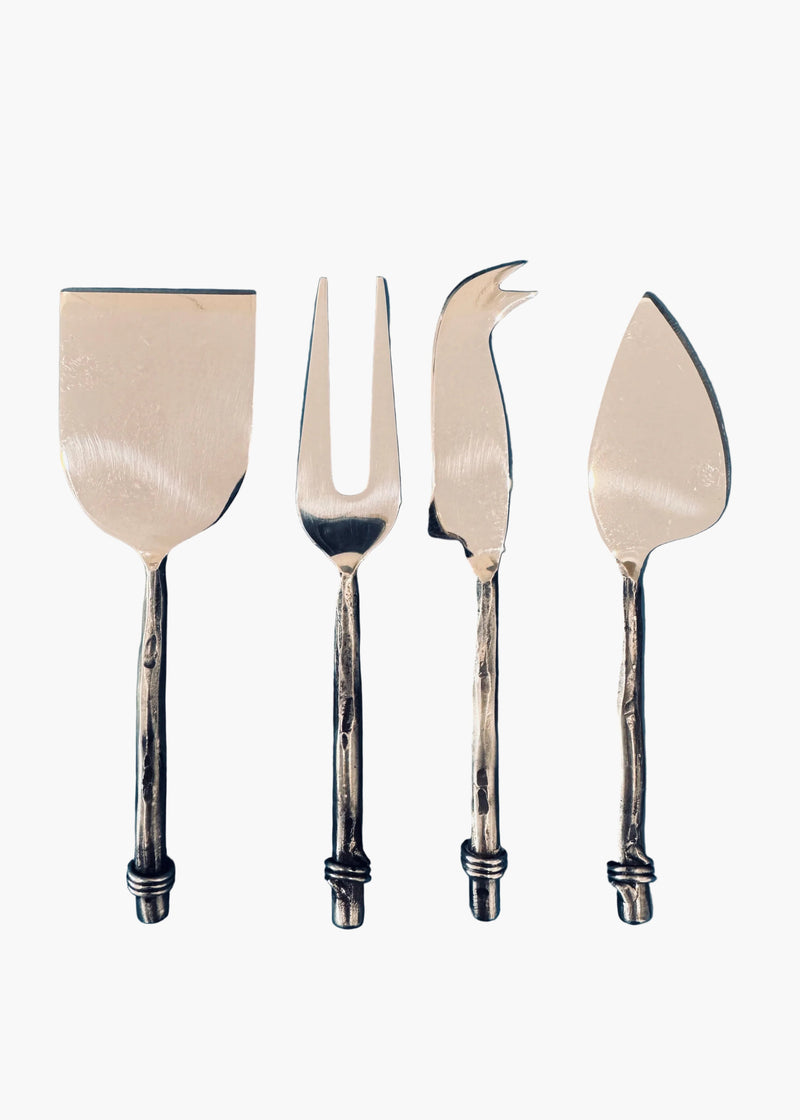IL Mulino Sculptural Cheese Utensil Set, New York, c.1990s