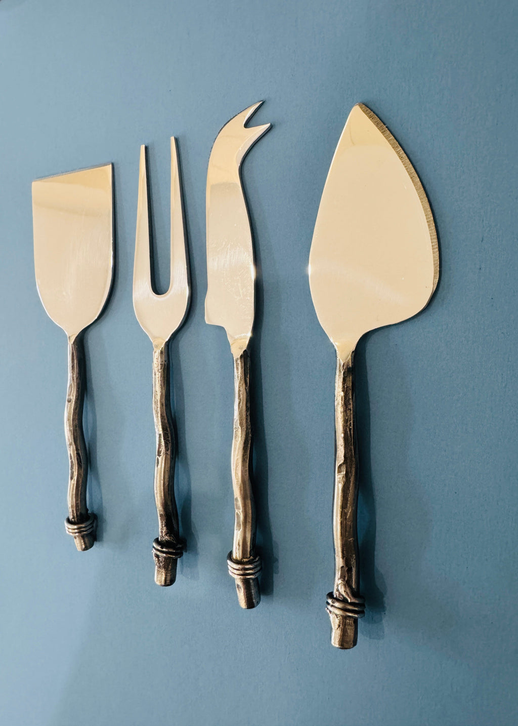 IL Mulino Sculptural Cheese Utensil Set, New York, c.1990s