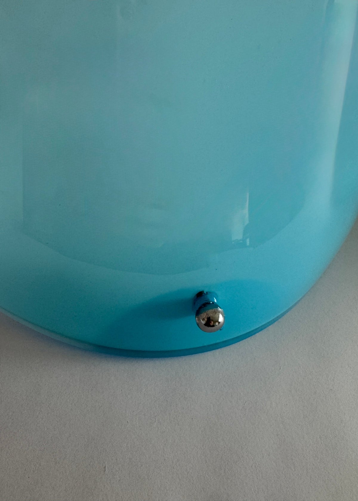 Pair of Vetri di Murano Blue Glass Wall Sconces for Zonca, Italy, c.1970s