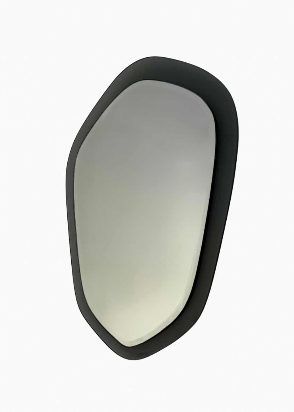 Smoked Perspex Shield Mirror, Italy, c.1970s