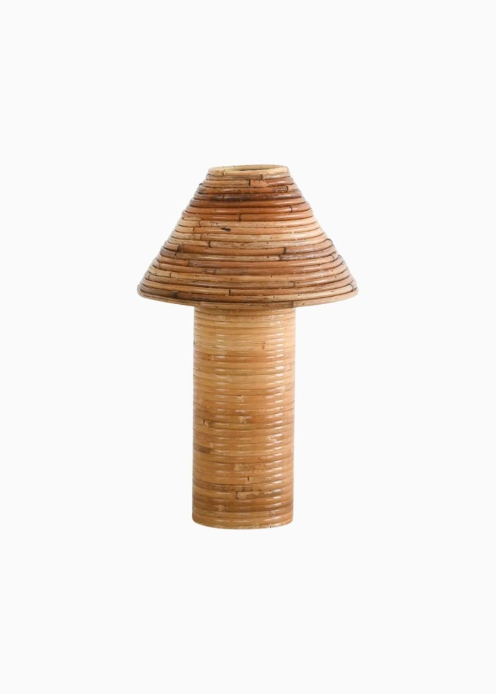 Contemporary Rattan Table Lamp