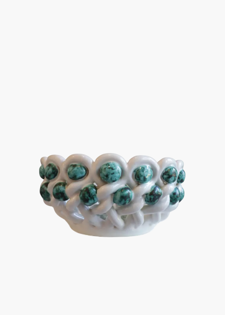 Sainte Radegonde Ceramic Fruit Bowl, France, c.1930s - 1940s