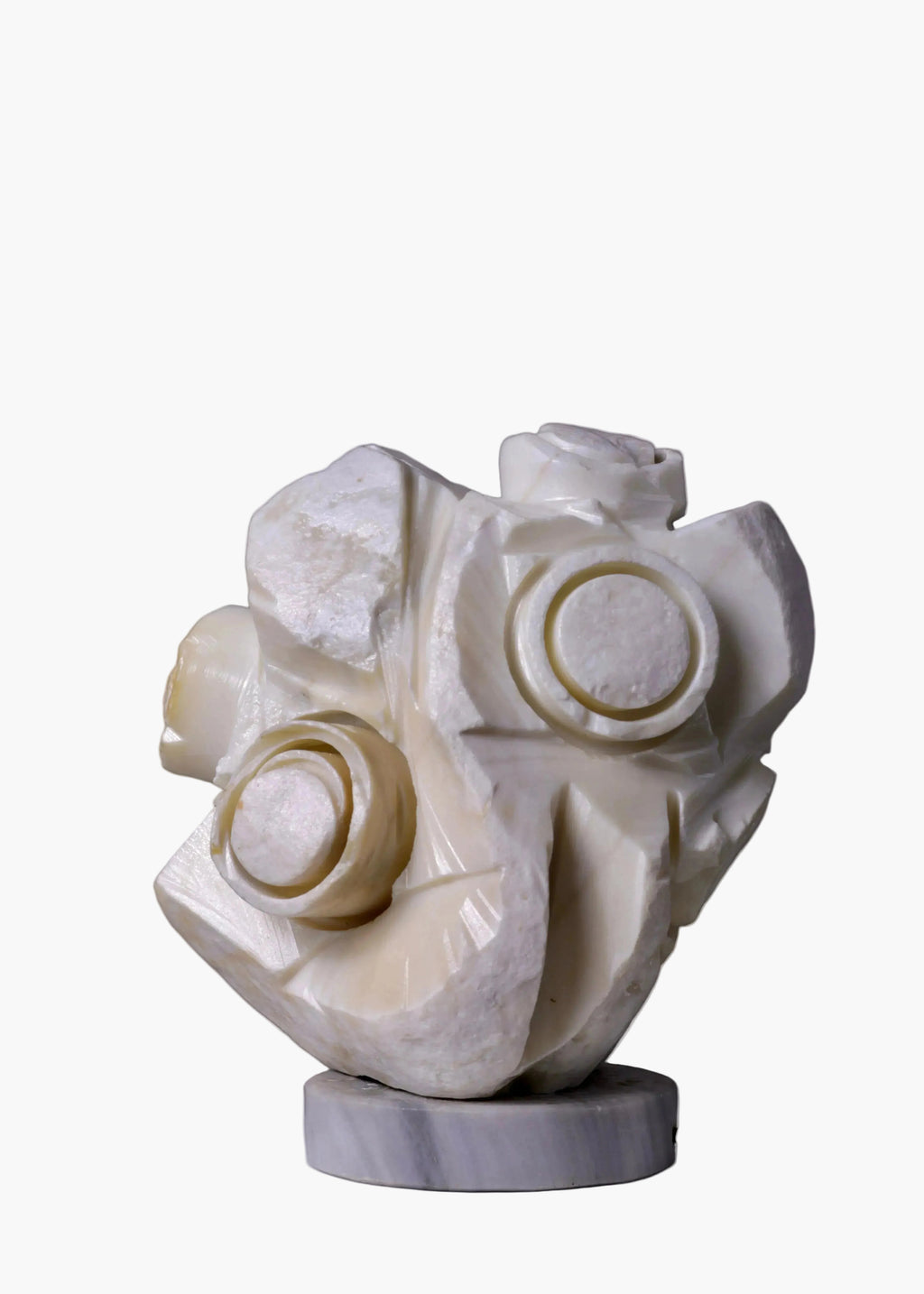 Sculptural Marble Table Lamp, Italy, c.1960s